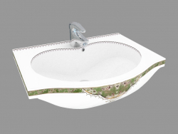 Lavabo 548 (decorazione verde)