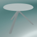 3d model Table MIURA (9553-51 (Ø 60cm), H 50cm, white, white) - preview