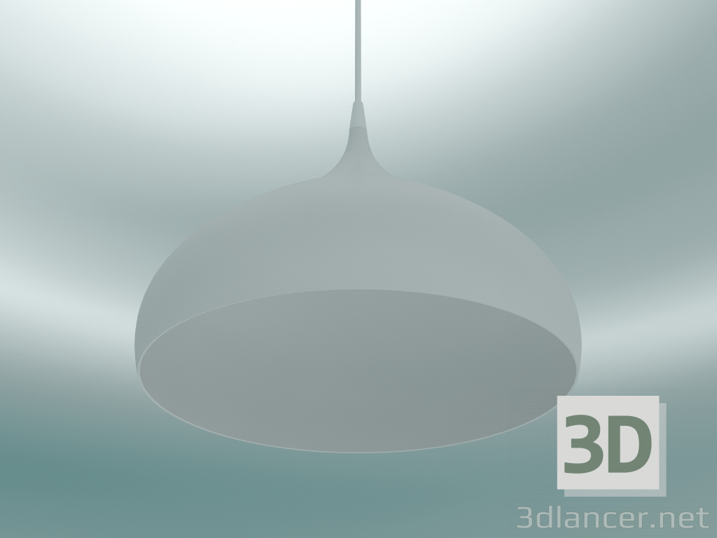 Modelo 3d Luminária pendente giratória (BH2, Ø40cm, H 34cm, branco fosco) - preview