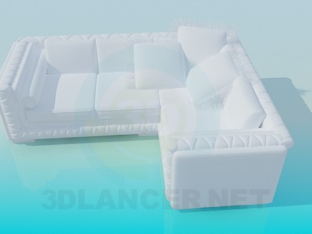 3d model Corner sofa - preview