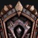 3d Fantasy shield 5 3d model model buy - render