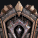 3d Fantasy shield 5 3d model model buy - render