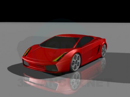 3d model gallardo - preview