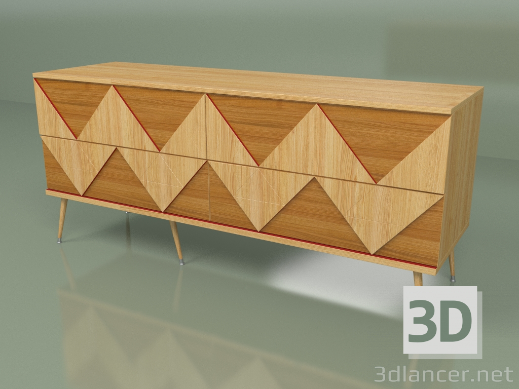 3d model Cajonera Granny Woo - vista previa