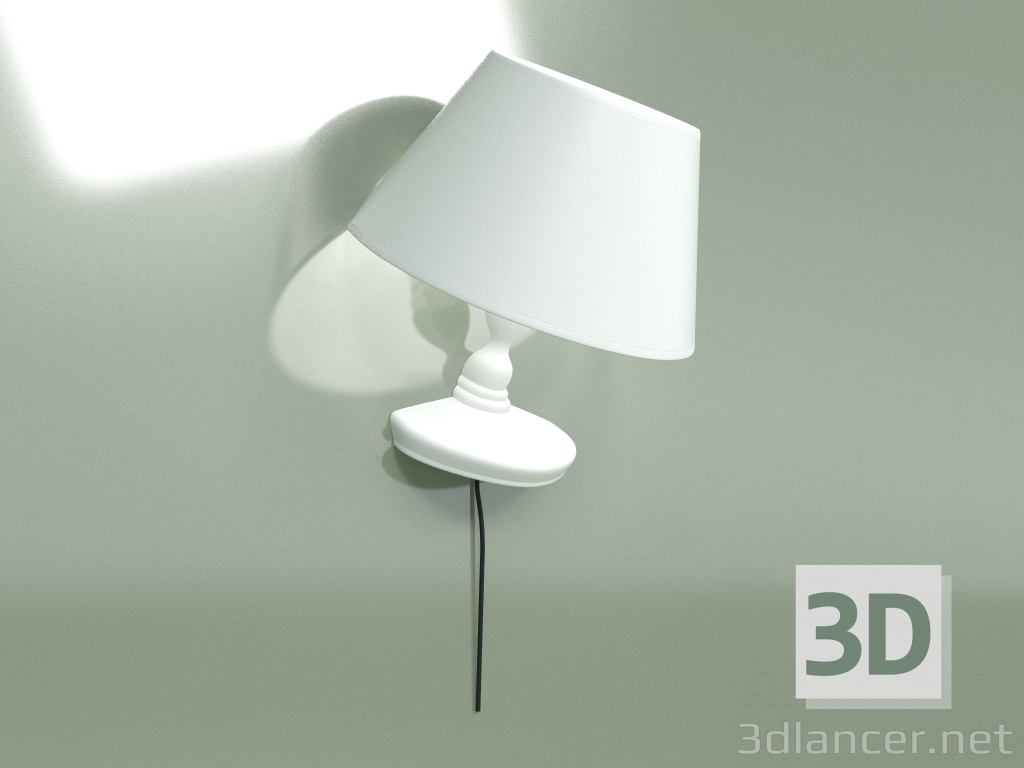 3D modeli Duvar lambası Titanik (beyaz) - önizleme