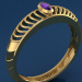 3d model women's ring - preview