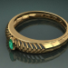 3d model women's ring - preview