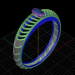 3d model women's ring - preview