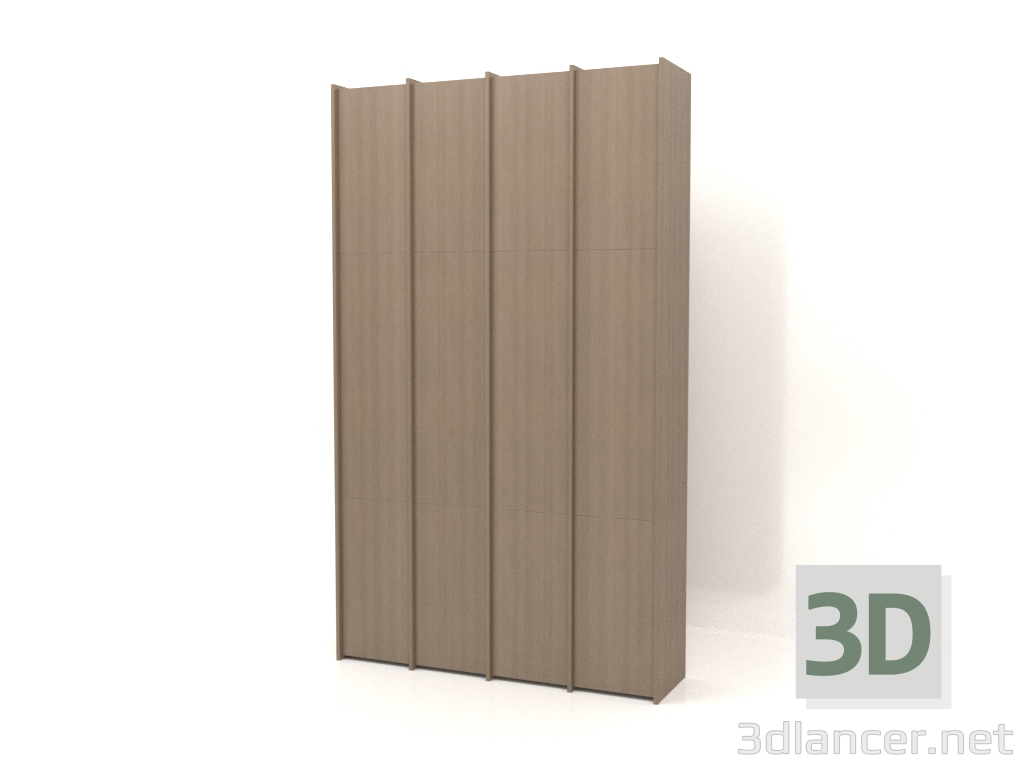 modello 3D Armadio componibile ST 07 (1530x409x2600, grigio legno) - anteprima