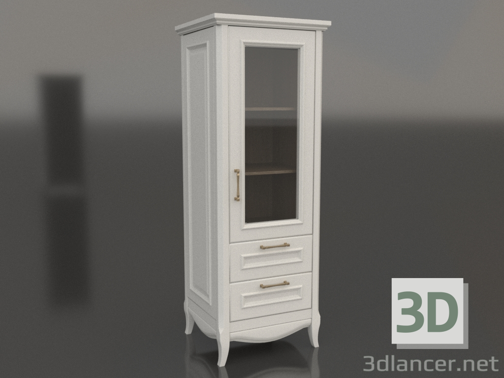 modello 3D Vetrina 1 anta 1 (Estella) - anteprima