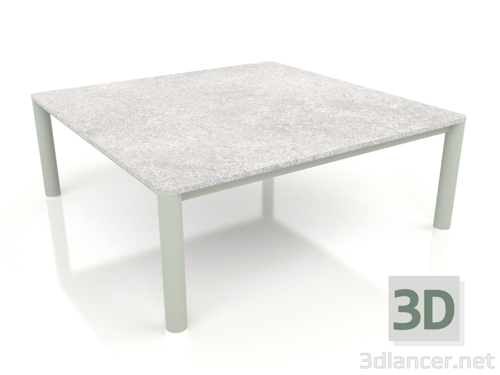 modello 3D Tavolino 94×94 (Grigio cemento, DEKTON Kreta) - anteprima