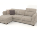 3d model Kelly sofa with ottoman (Marshmallow 22) - preview