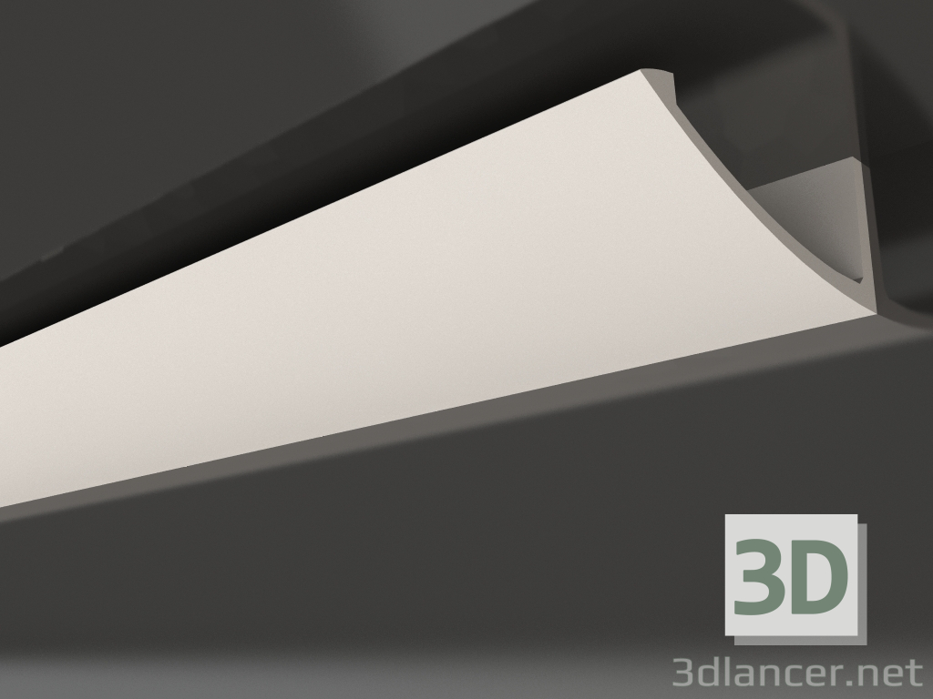 modèle 3D Corniche de plafond en plâtre avec éclairage KGC 004 (105x250) - preview