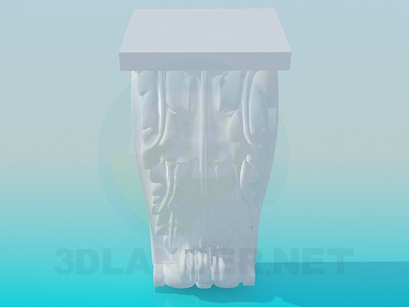 3d model Element of the cornice - preview