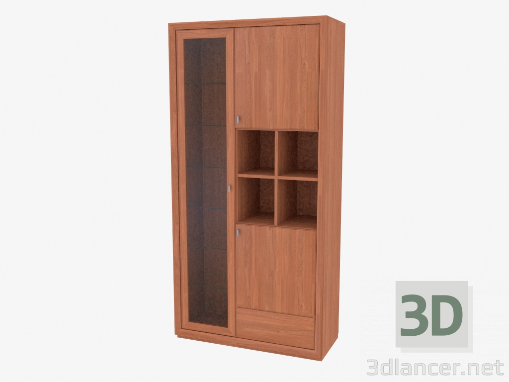 3d model Elemento de una pared de muebles central (7460-30) - vista previa