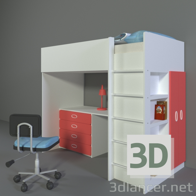 3d model IKEA STUVA FRITIDS - preview