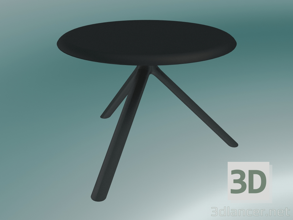 modèle 3D Table MIURA (9553-51 (Ø 60cm), H 50cm, noir, noir) - preview