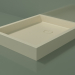 Modelo 3d Base de duche Alto (30UA0147, Bone C39, 80x100 cm) - preview