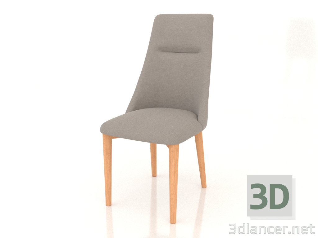 3d model Silla Aurora (beige-fresno) - vista previa