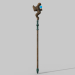 3d magic staff model buy - render