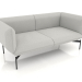 3d model Sofa module for 2 people - preview