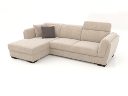 Kelly Sofa mit Ottomane (Perfect Sahara)