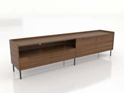 TV-Ständer LARGE OPEN 2200 mm (heller Nussbaum)