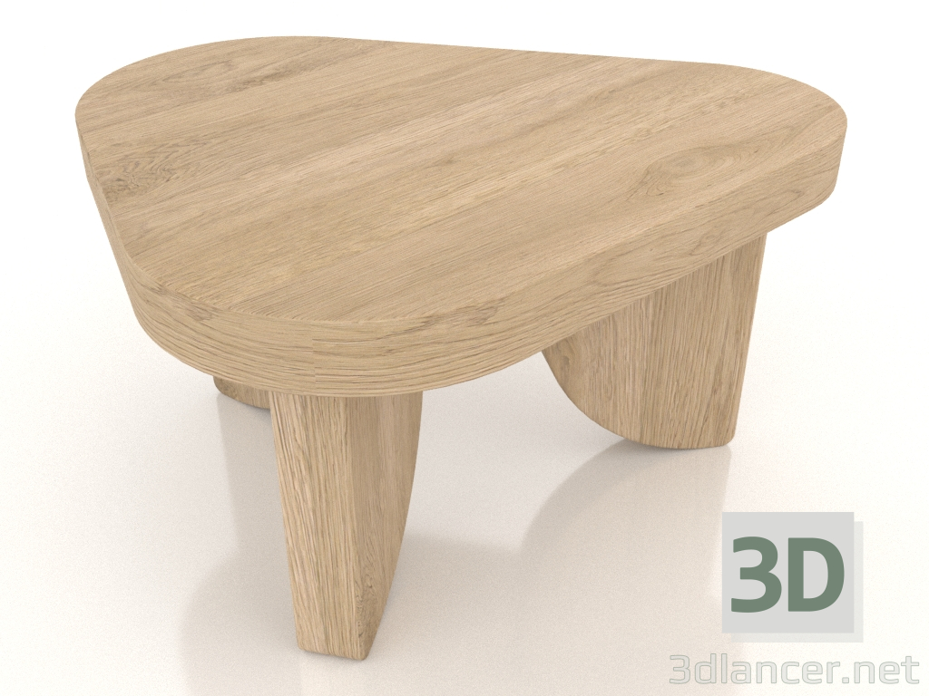 3D modeli Kahve sehpası COBBLE (XS, açık meşe) - önizleme