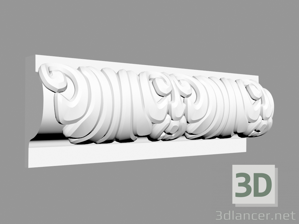 3D modeli Kalıplama P3020 (6,1 x 3,2 cm) - önizleme