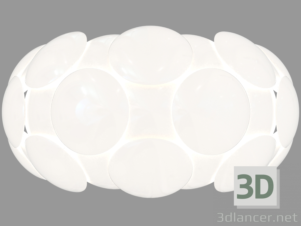 3d model Ceiling Light SPACE (MOD503-06-W) - preview