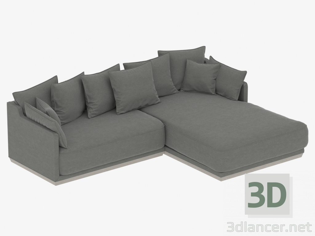 3d model Sofá modular SOHO 2780mm (art. 823-812) - vista previa