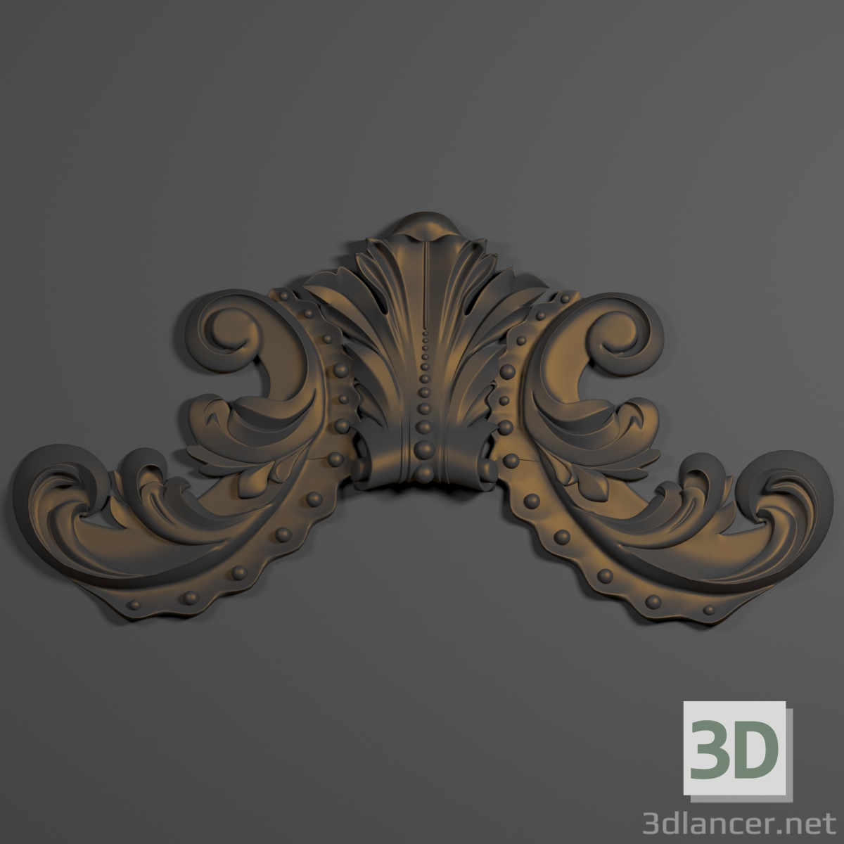 modèle 3D de Plaque de couverture acheter - rendu