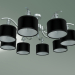 modello 3D Lampadario a soffitto 60070-8 (argento) - anteprima