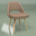 modèle 3D Fauteuil Side 1 (marron clair) - preview