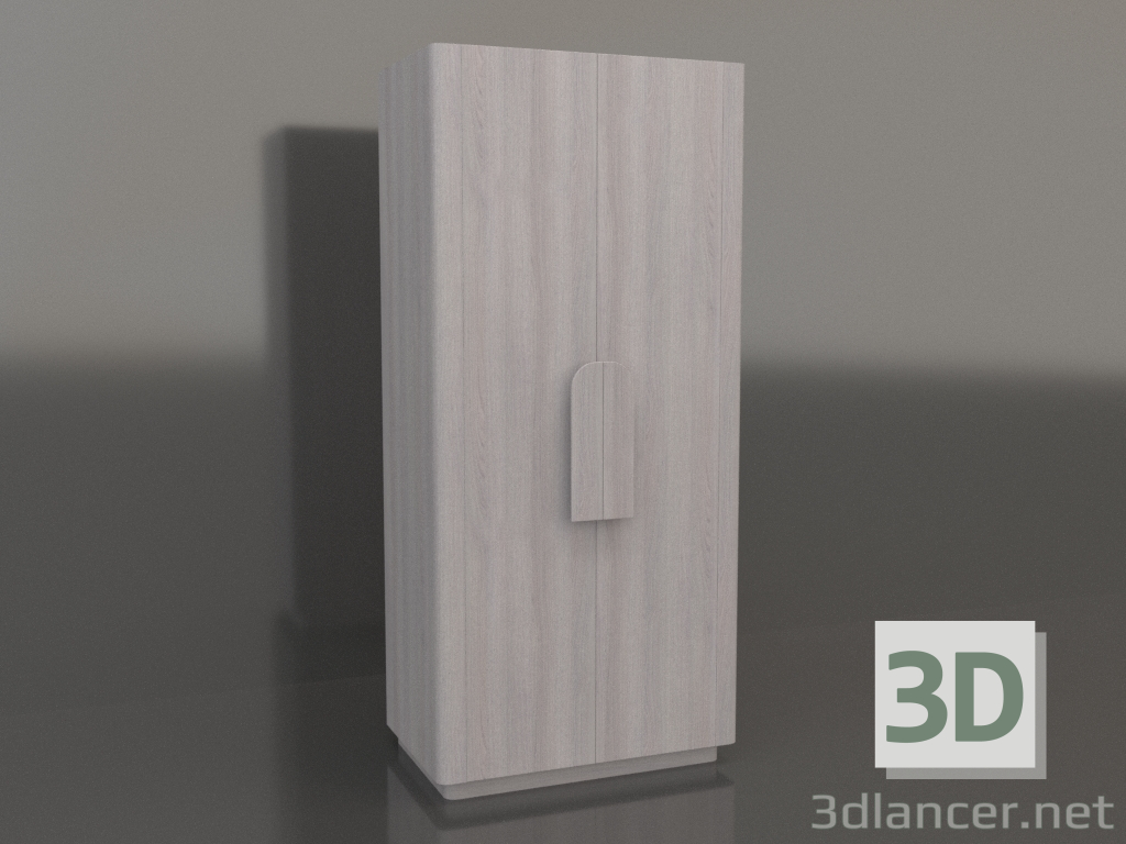 3d модель Шкаф MW 04 wood (вариант 2, 1000х650х2200, wood pale) – превью