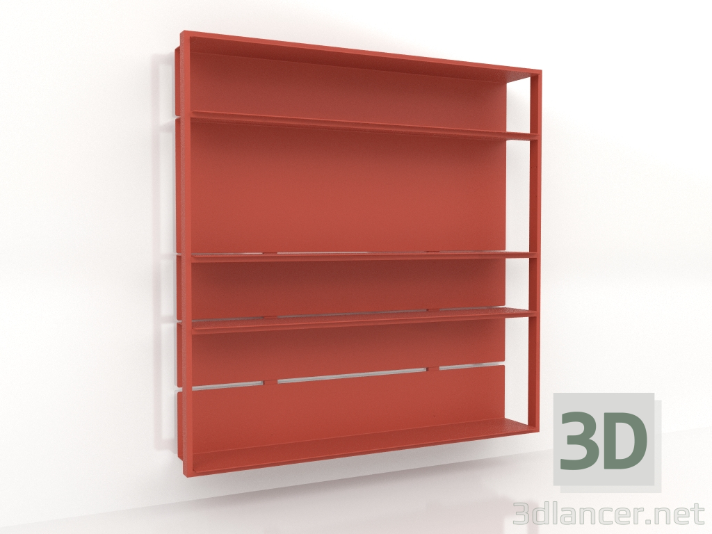 3d model Sistema de estanterías (composición 01) - vista previa