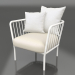 3d model Armchair (White) - preview