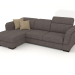 3D Modell Kelly Sofa mit Ottomane (Phantom 1008) - Vorschau