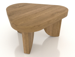 Tavolino da caffè COBBLE (XS, rovere naturale)