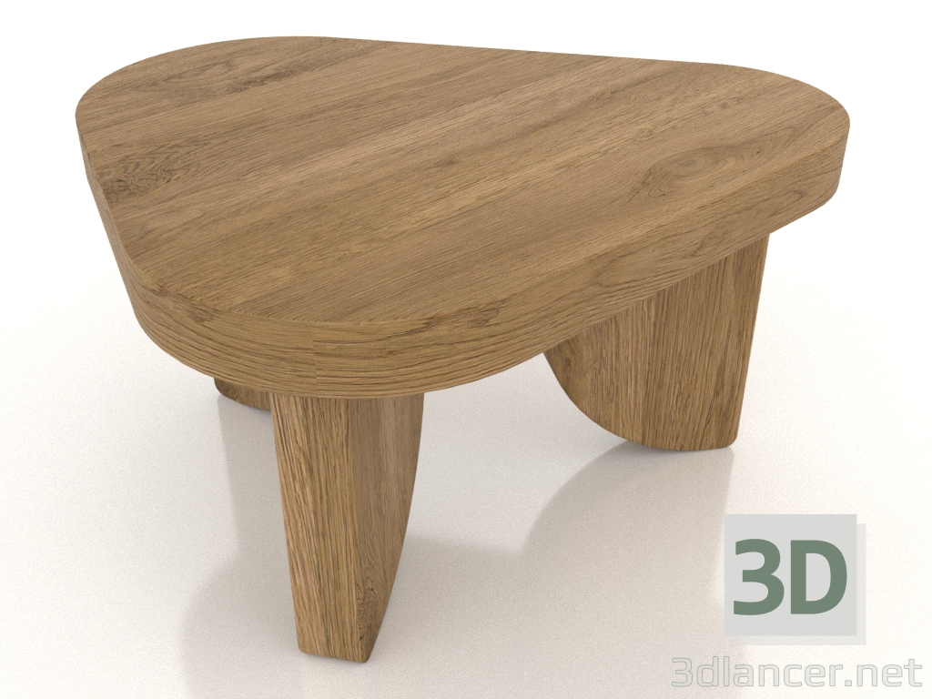 3d model Mesa de centro COBBLE (XS, roble natural) - vista previa 3d model Mesa de centro COBBLE (XS, roble natural) - vista previa