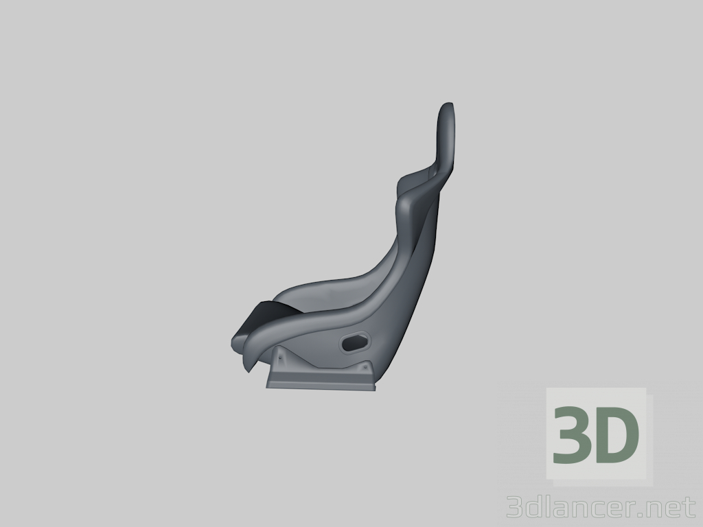 Modelo 3d posição do polaro do baquet Recaro - preview