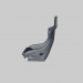 modello 3D baquet Recaro Pole Position - anteprima