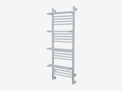 Bohemia heated towel rail + 4 shelves (1200x400)