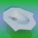 Modelo 3d WC - preview