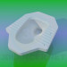 Modelo 3d WC - preview