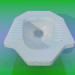 Modelo 3d WC - preview
