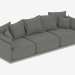 3d model Modular sofa SOHO 2820mm (art. 803-805-804) - preview