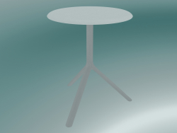 Table MIURA (9553-01 (Ø 60cm), H 73cm, blanc, blanc)