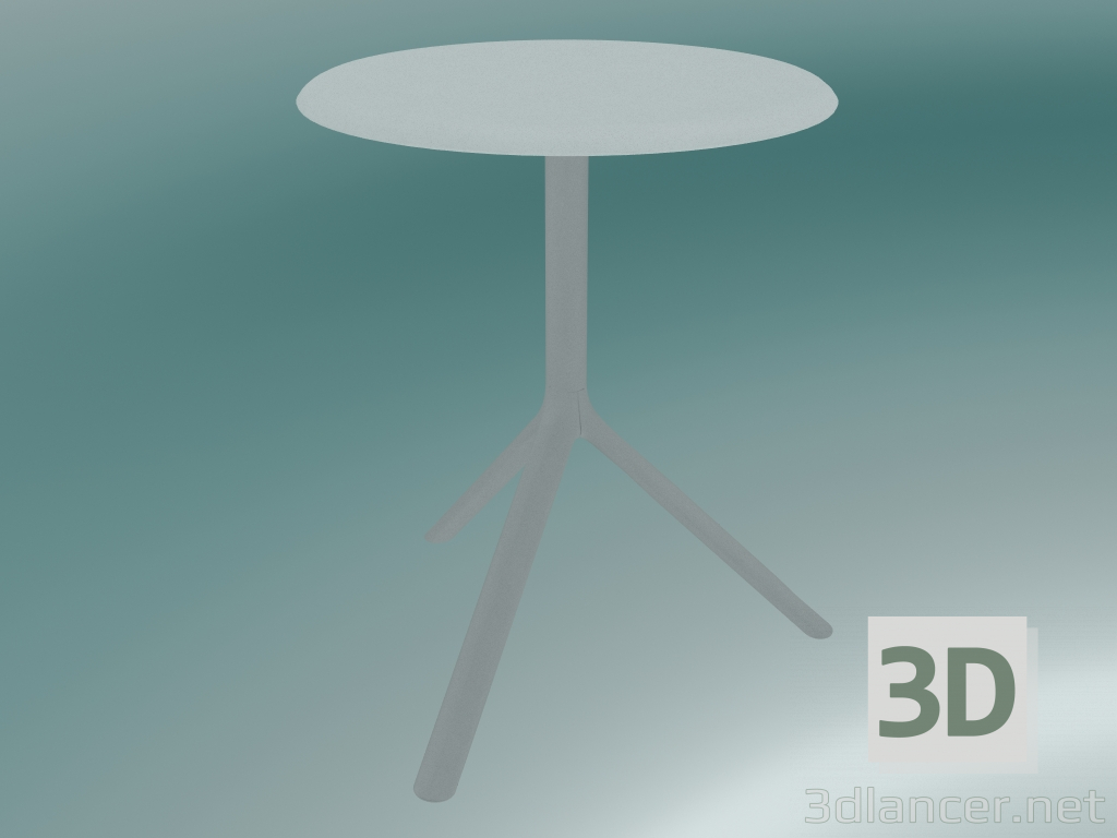 3d model Mesa MIURA (9553-01 (Ø 60cm), H 73cm, blanco, blanco) - vista previa