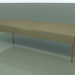 modèle 3D Banquette double 2714 (effet teck) - preview